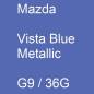 Preview: Mazda, Vista Blue Metallic, G9 / 36G.